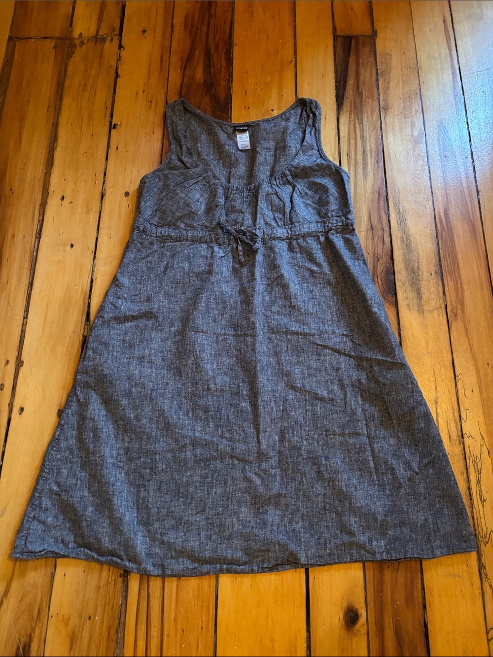 Patagonia Charcoal Sleeveless Midi Dress
